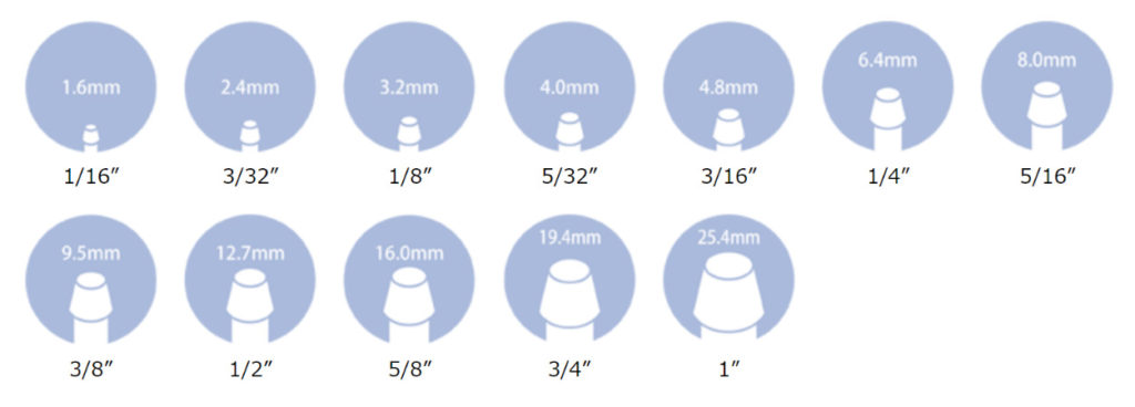 Valueフィッティング_選べるチューブサイズ