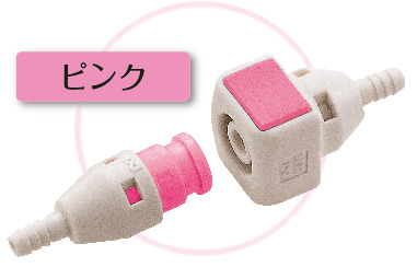 樹脂製カップリングキューブカプラ_ピンク