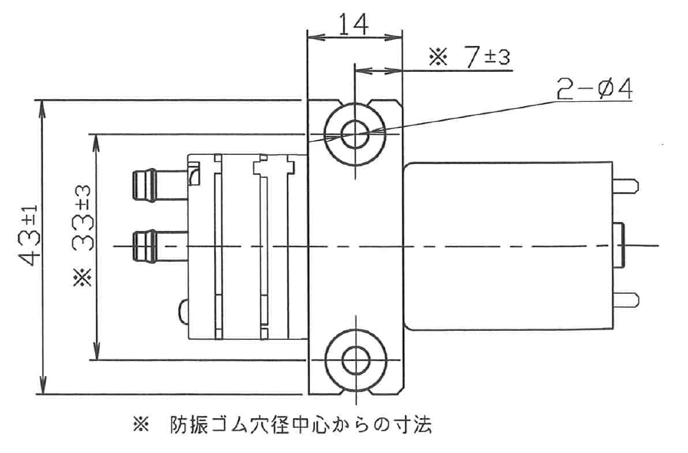 小型DCダイアフラムポンプ DSAシリーズ｜電装産業株式会社